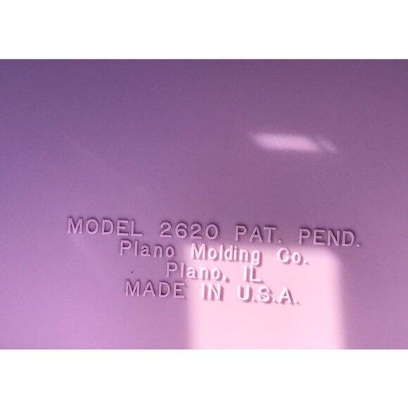 Vtg ULTA Beauty Lavender 90s Jewelry Craft Case Makeup Cosmetic Organizer Mirror - Picture 15 of 16